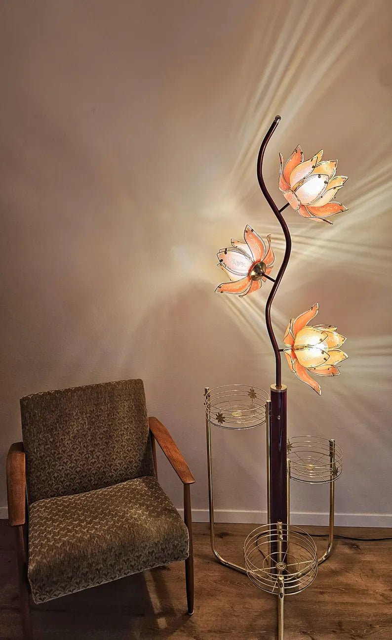 Vintage Lotus Lamp