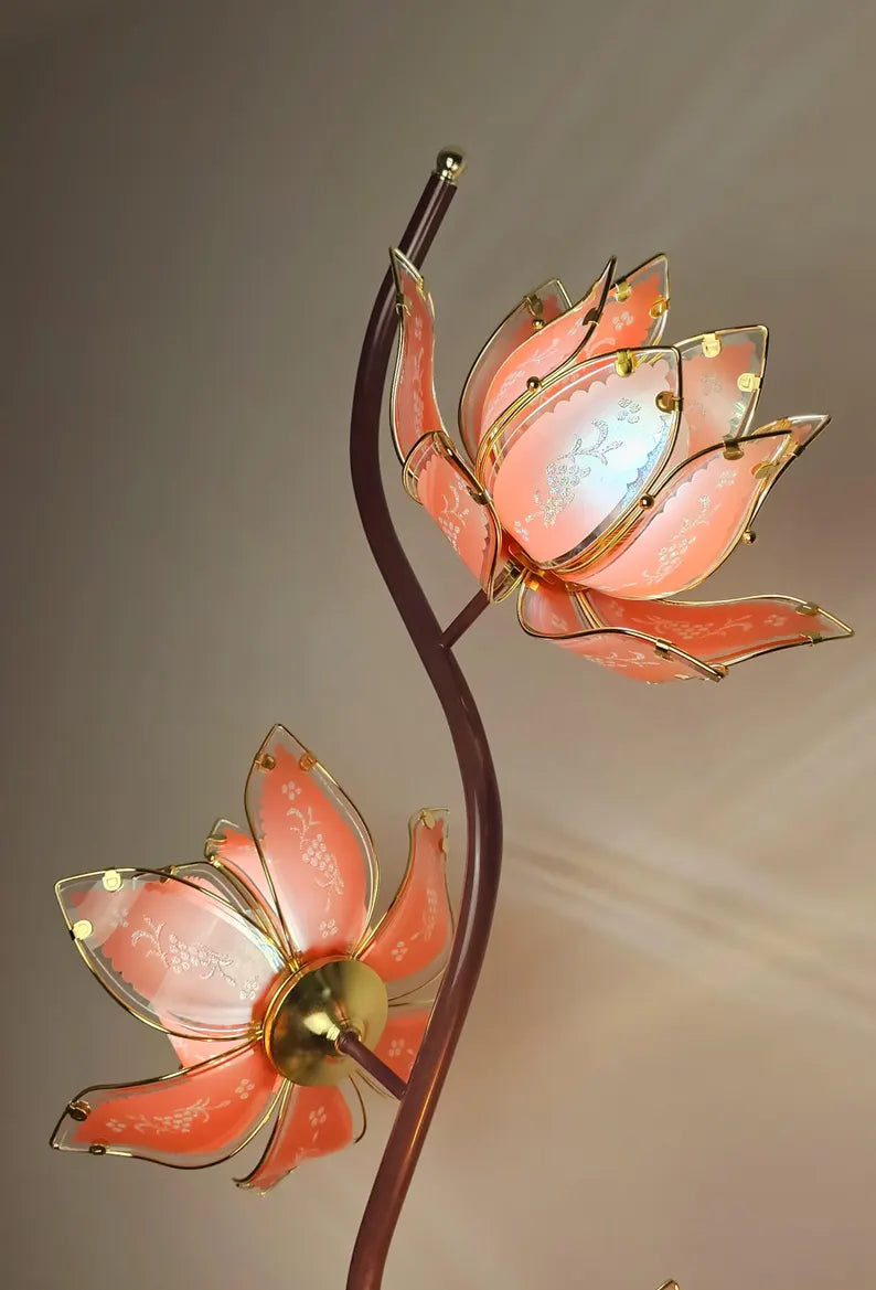 Vintage Lotus Lamp