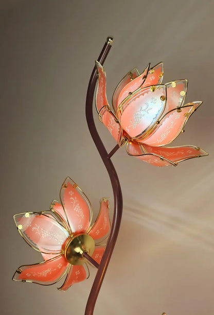 Vintage Lotus Lamp