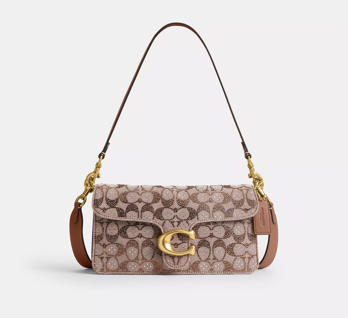 Crystal Tabby Shoulder Bag