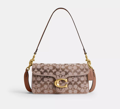 Crystal Tabby Shoulder Bag