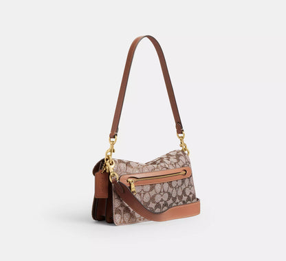 Crystal Tabby Shoulder Bag