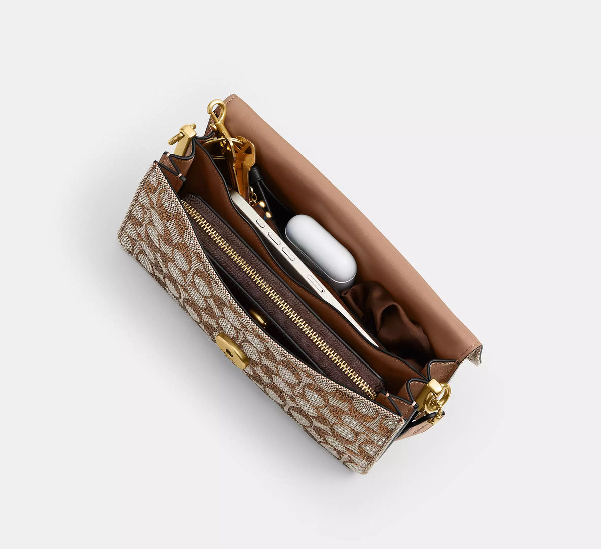 Crystal Tabby Shoulder Bag