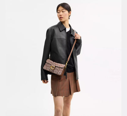 Crystal Tabby Shoulder Bag