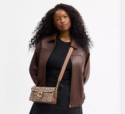 Crystal Tabby Shoulder Bag