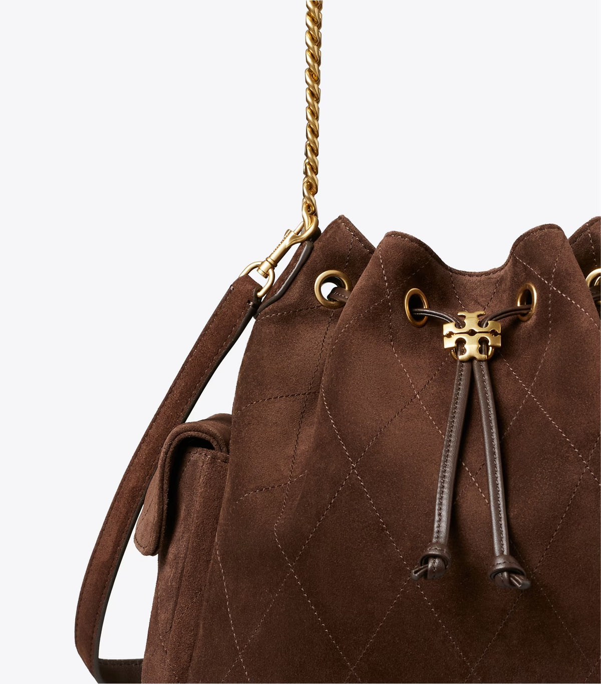 TB Brown Suade Bag
