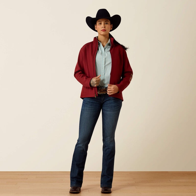 Red Cheetah Softshell Jacket