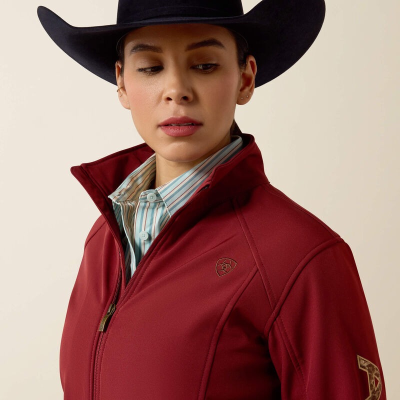Red Cheetah Softshell Jacket