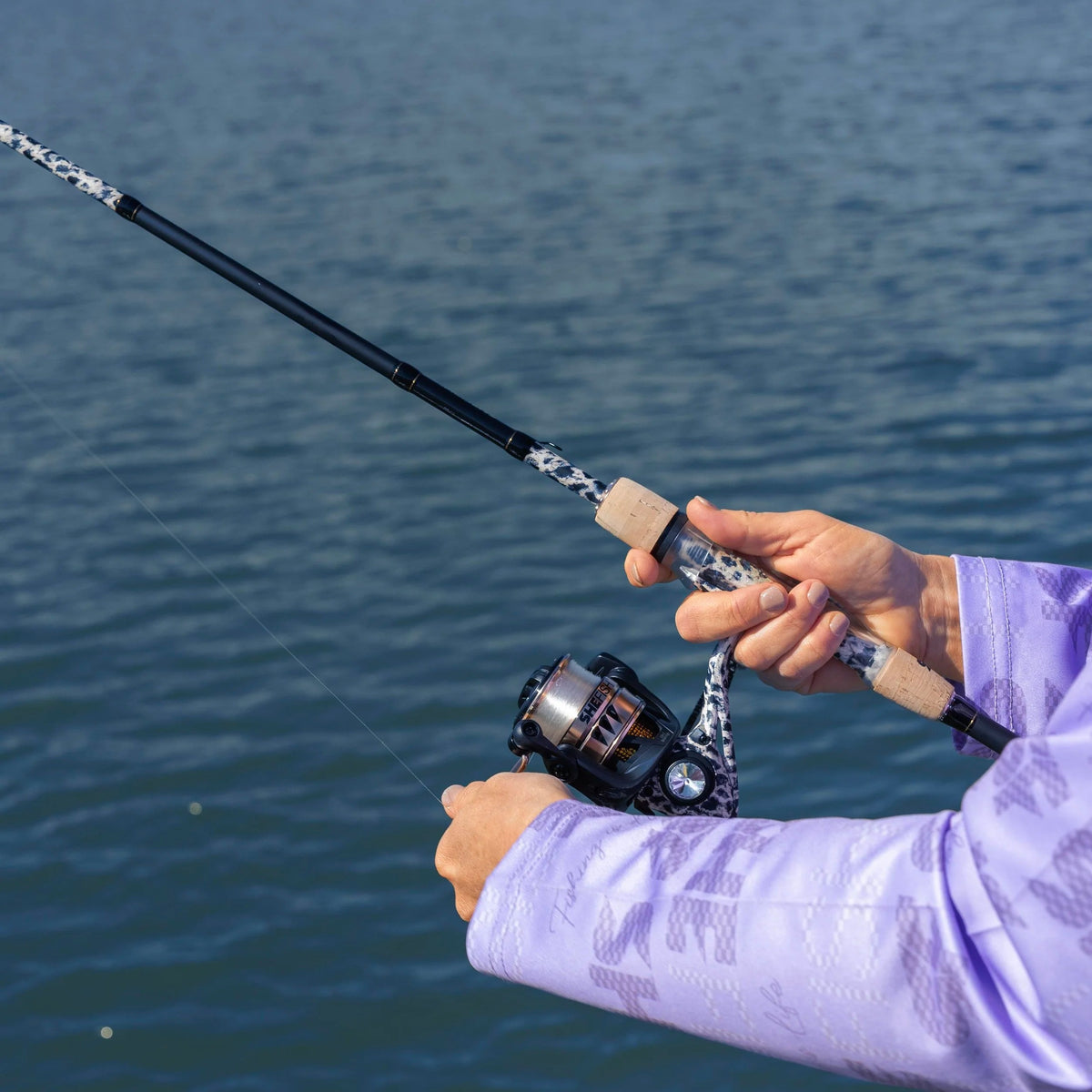 6'7" SheFish Fashion Elite Spin Combo - Leopard