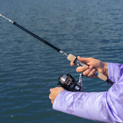 6'7" SheFish Fashion Elite Spin Combo - Leopard