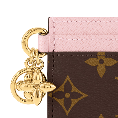 LV Pink Charms Card Holder
