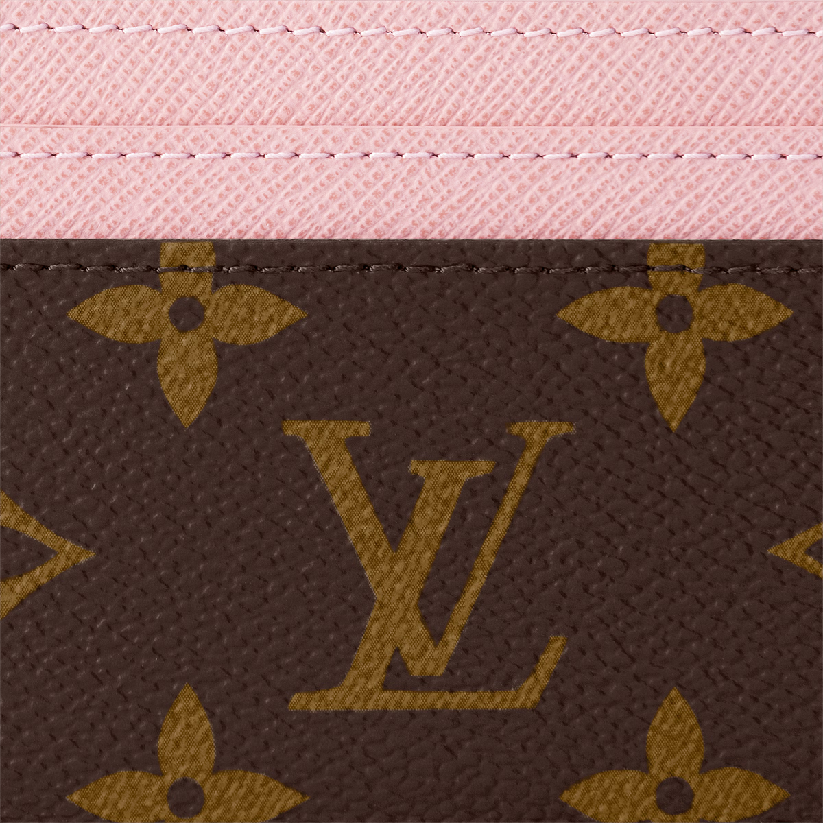 LV Pink Charms Card Holder