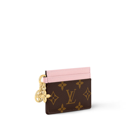 LV Pink Charms Card Holder