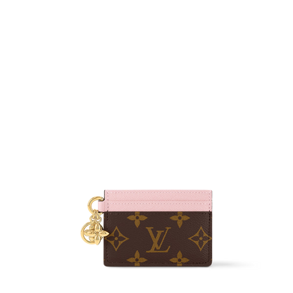 LV Pink Charms Card Holder
